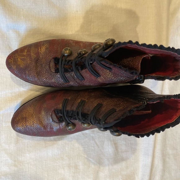 Jose Saenz ankle boots Metallic brown size 36 - Picture 13 of 16